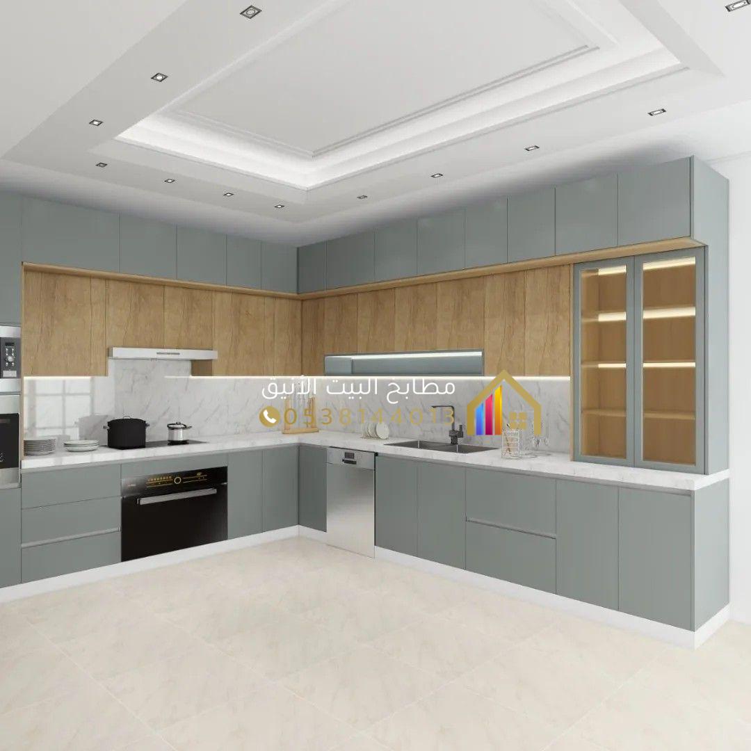  تصميم مطبخ مفتوح أمريكي في الرياض